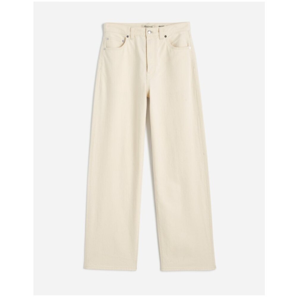 Madewell Men's Wide-Leg Jeans Summer Denim Ecru Wash Size 29x32 NWT